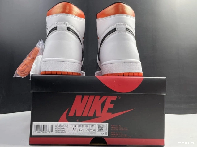 Air High Jordan Retro 555088-180 1 Orange Electro 0119